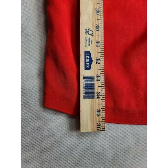 Alice + Olivia Dress‎ Size 4 Red Night Out Sheath Ruffle Sleeveless Peplum - Picture 11 of 12